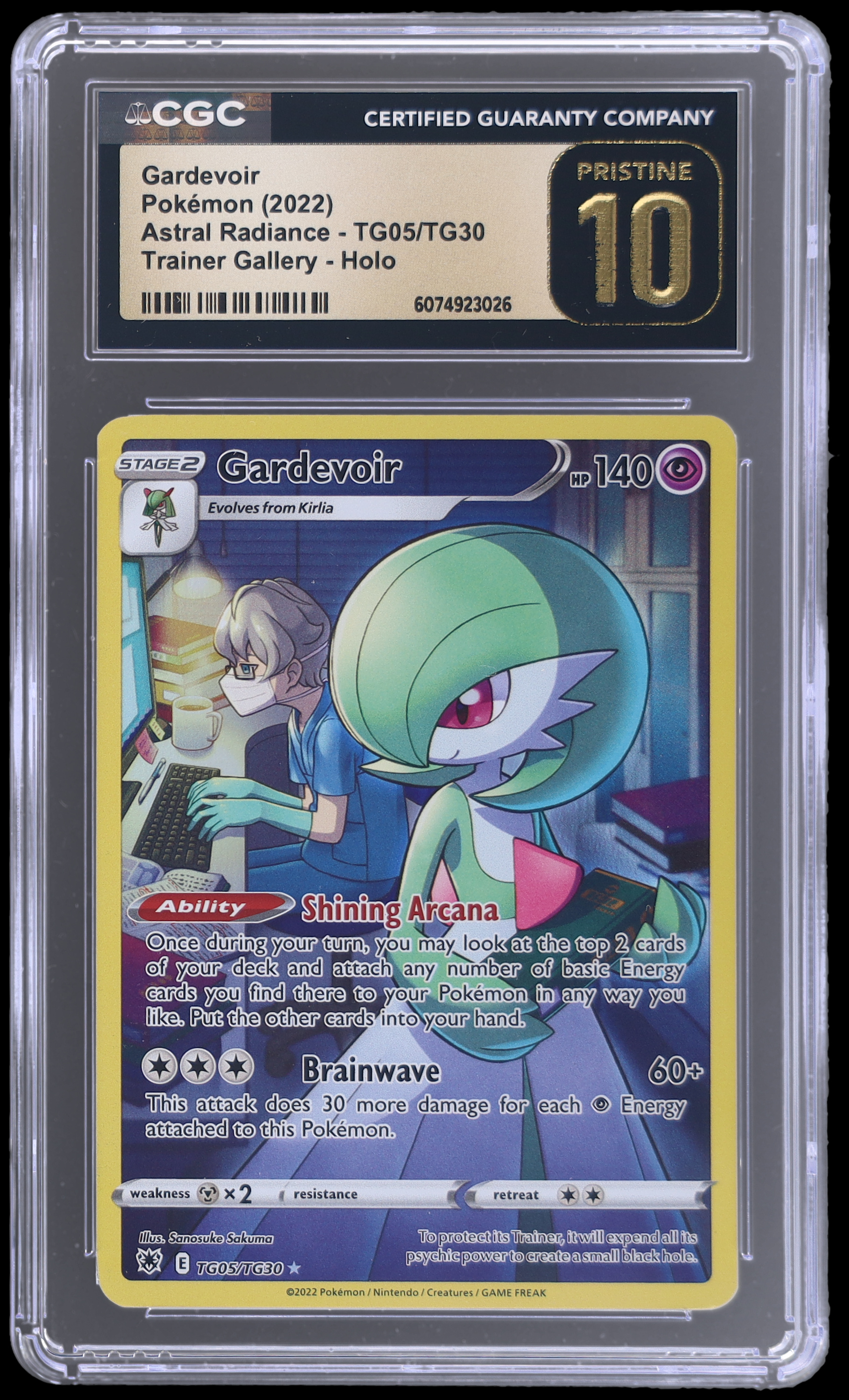2022 Pokemon Sword And Shield Astral Radiance Gardevoir #TG05 CGC 10 Pristine